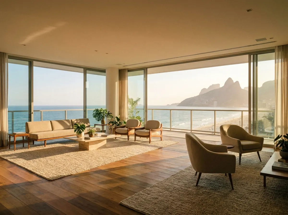 Cobertura duplex vista mar